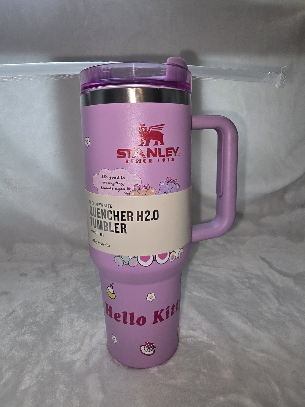 Stanley Hello Kitty Lavender Quencher H2.0 Tumbler